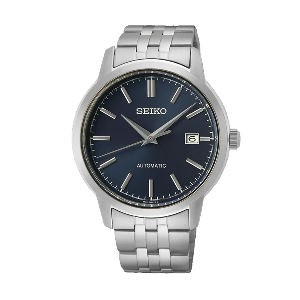 Seiko SRPH87K1 Men's Automatic Watch - Blue Dial, Stainless Steel Case, 41mm, 100m Water Resistant - Image 4