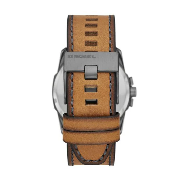 Diesel Master Chief Men's Watch - Black Dial, Stainless Steel Case, Leather Strap - Image 4