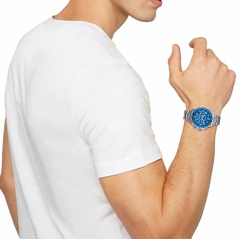 Breil Grow Up EW0719 Men's Chronograph Watch - Blue Dial, Stainless Steel Bracelet - Image 4