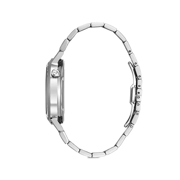 Bulova Classic Aerojet 96A199 Men's Automatic Watch - 41mm Stainless Steel Case, Black Dial, Stainless Steel Bracelet - Image 5