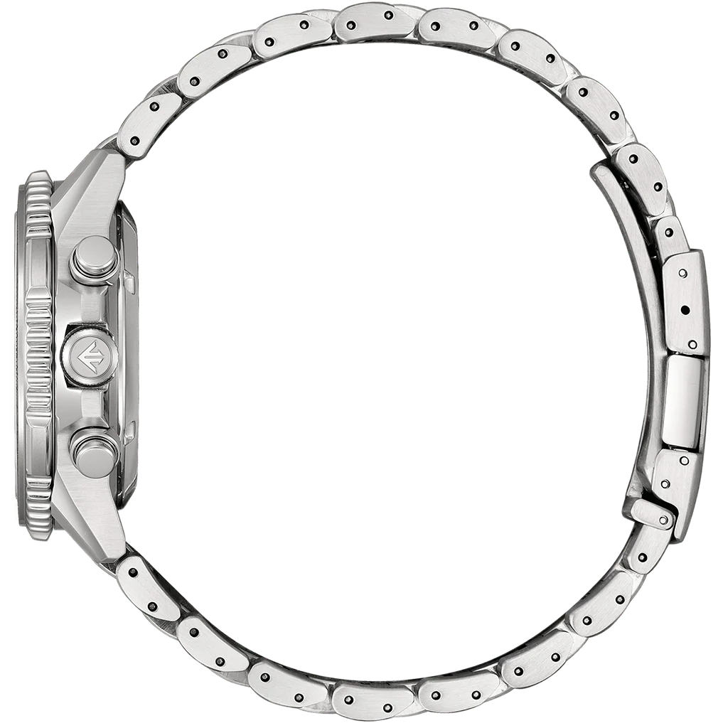 Citizen Promaster CA4660-61A Men's Silver Chronograph Watch – Eco-Drive, 40mm, 200M WR - Image 4