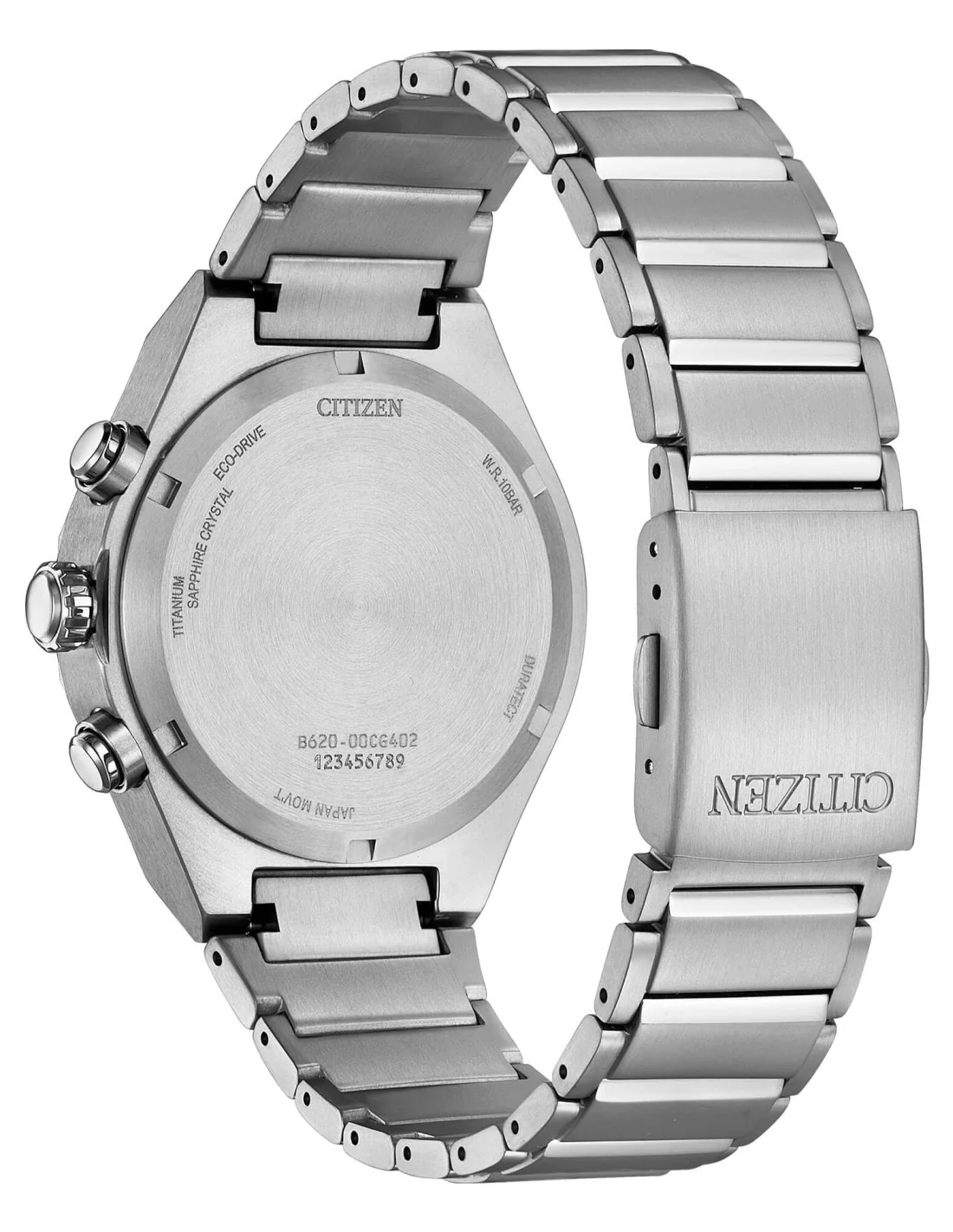 Citizen CA4691-59X Men's Green Dial Chronograph Watch with Titanium Case & Sapphire Crystal - Image 5