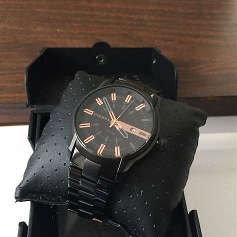 Diesel Armbar DZ1767 Men's Watch - Black Dial, Black Stainless Steel Bracelet - Image 4