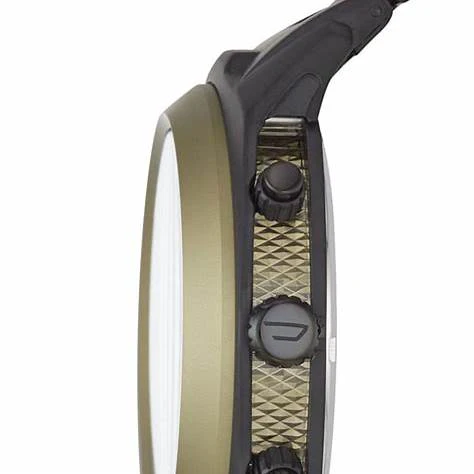 Diesel DZ4497 Tumbler Men's Chronograph Watch - Green Dial, Black Stainless Steel Bracelet - Image 4
