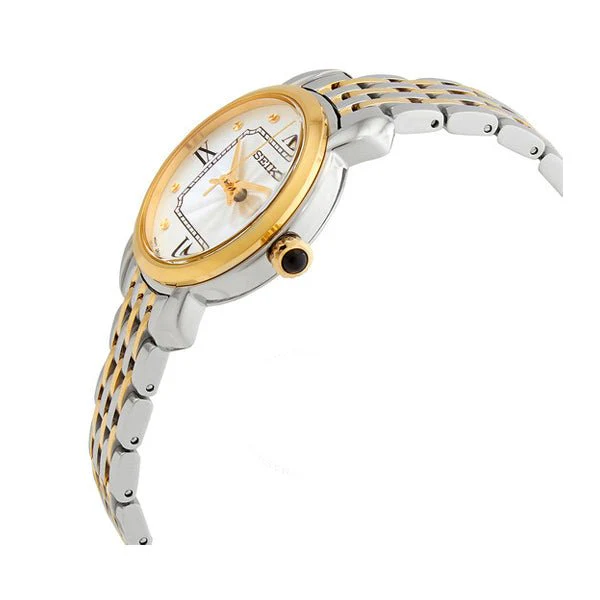 Seiko SUR498P1 Women's Quartz Watch, Silver Dial, Two-Tone Stainless Steel Bracelet - Image 3