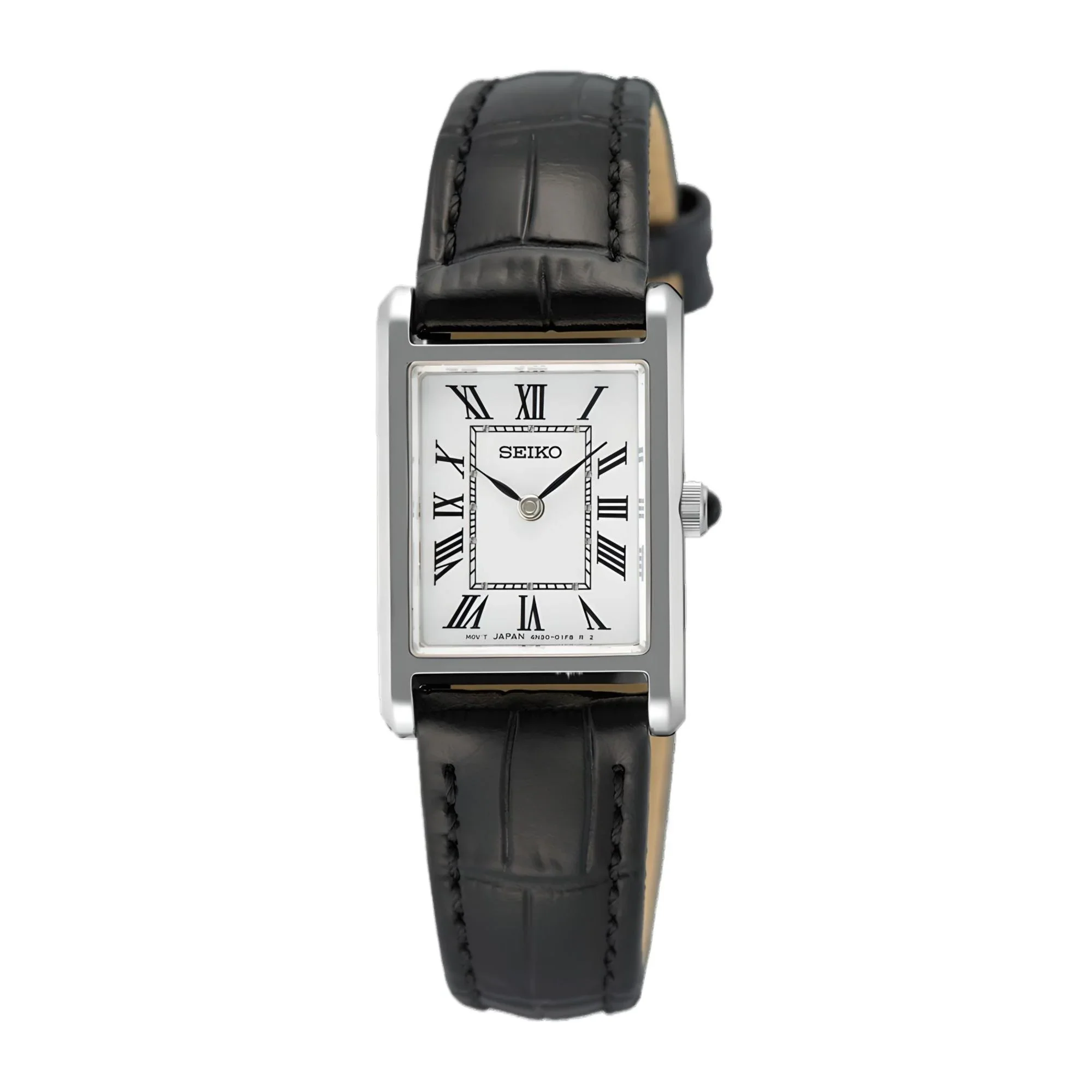 Seiko SWR107P1 Women’s Classic Quartz Watch – Stainless Steel, Leather Strap - Image 3